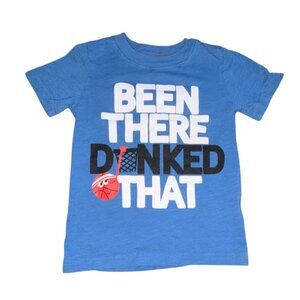 Carter's Toddler Boys Short Sleeve Basketball T-Shirt-Blue-2T-GUC